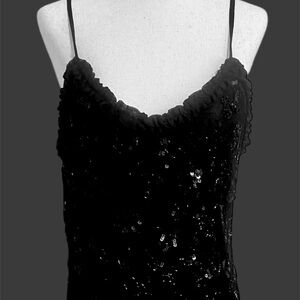 Stenay Black Sequin Midi Dress